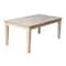 International Concepts Rectangle Shaker Coffee Table Tall, 42 W, 24 L, 18 in H, Wood, Unfinished OT-9TC - alternate 6